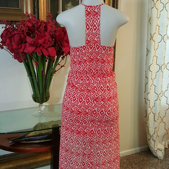 Gianni Bini (GB) Coral Maxi Dress size XS - Picture 4 of 6